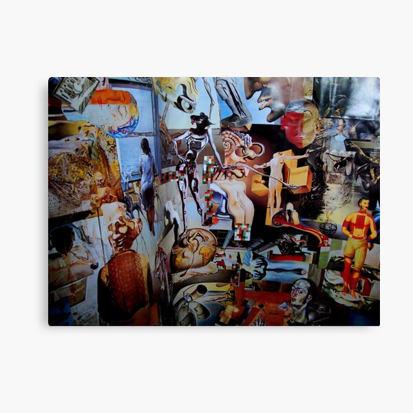 Dali Collage. Canvas Print
