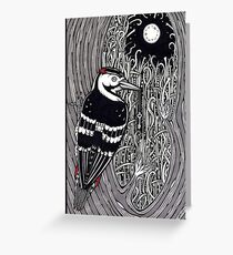 Woodpecker Greeting Card