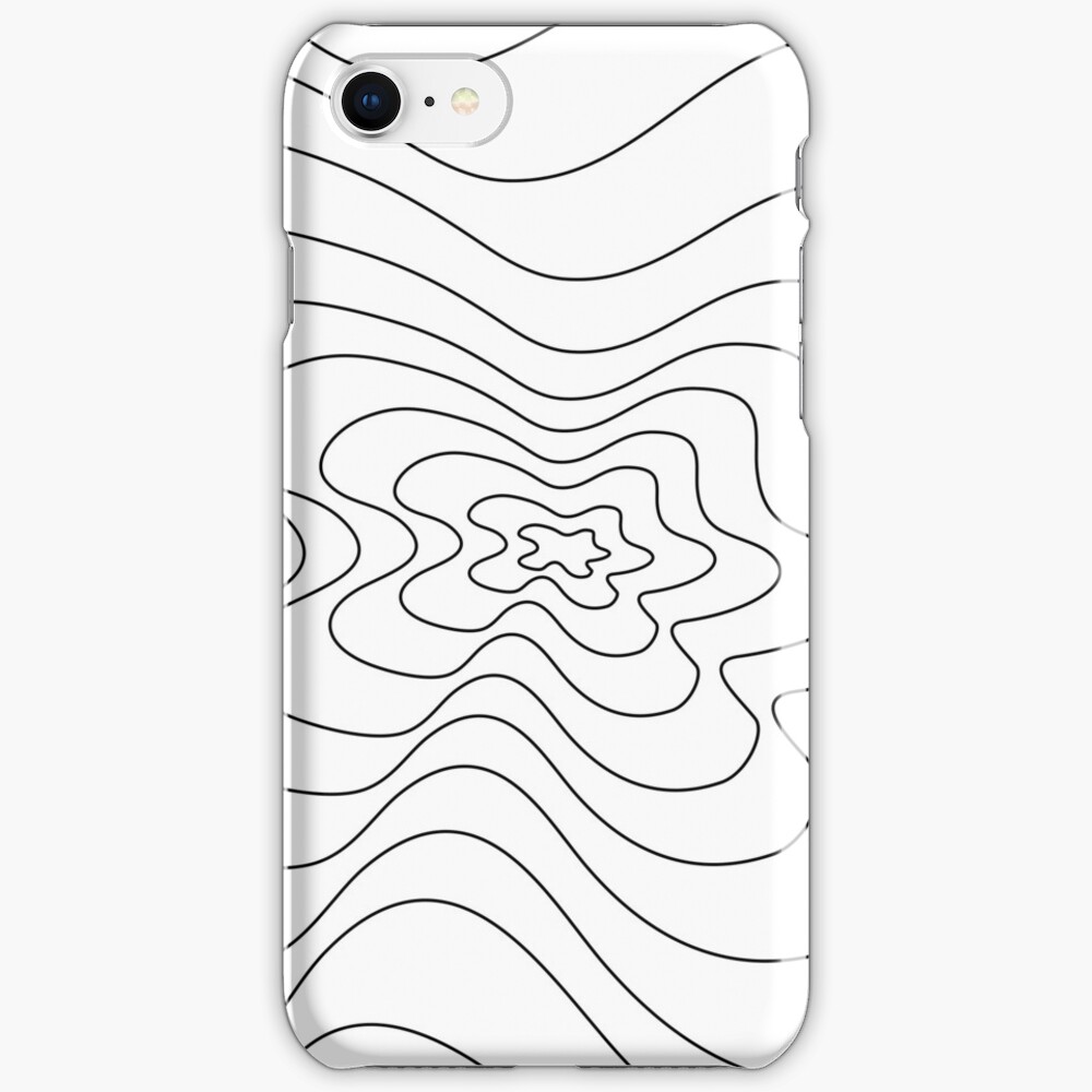 "Abstract pattern black and white." iPhone Case & Cover by kerens