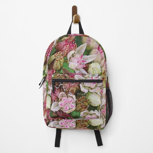 Item preview, Cool Floral gifts - Small pink macro flowers of the inflorescence showy stonecrop (Sedum spectabile) designed and sold by r-silver.