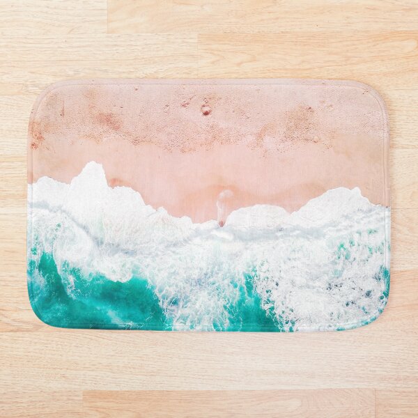 Artikelvorschau, Blaue Wellen auf rosa Sandbank entworfen und verkauft von Felix Felicis.
