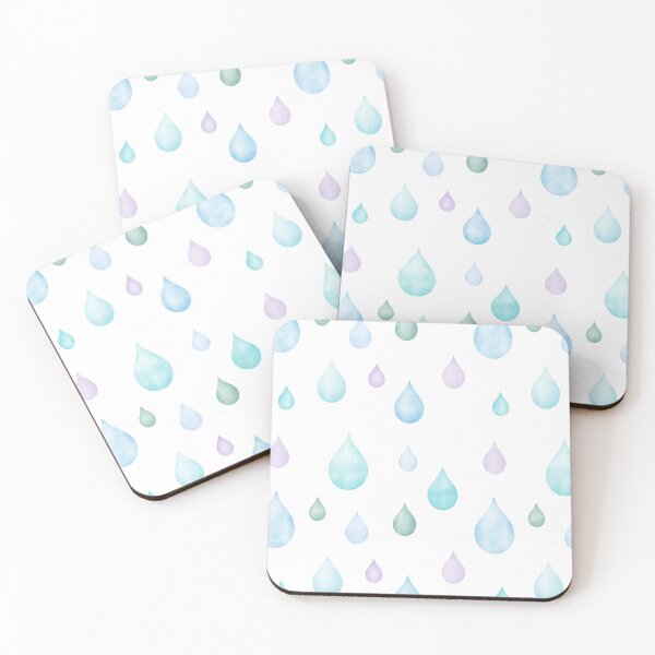 Item preview, Water Droplets on White designed and sold by episodicDrawing.