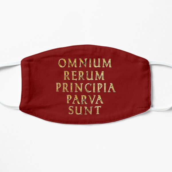 Roman Phrase Flat Mask
