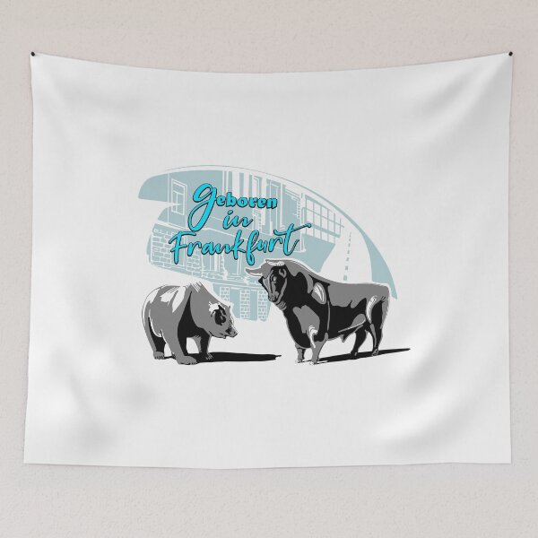 Item preview, Born in Frankfurt Börsen Bär & Bulle Design designed and sold by gideonm.