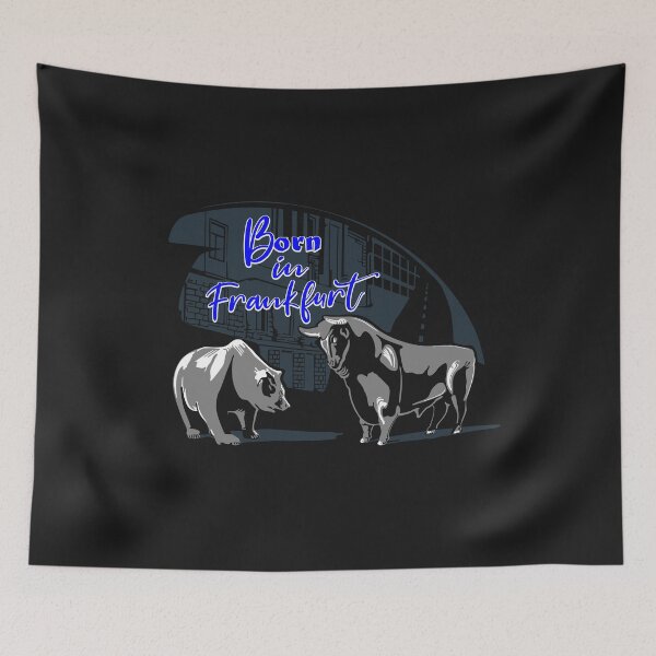 Item preview, Born in Frankfurt Börsen Bär & Bulle Design designed and sold by gideonm.