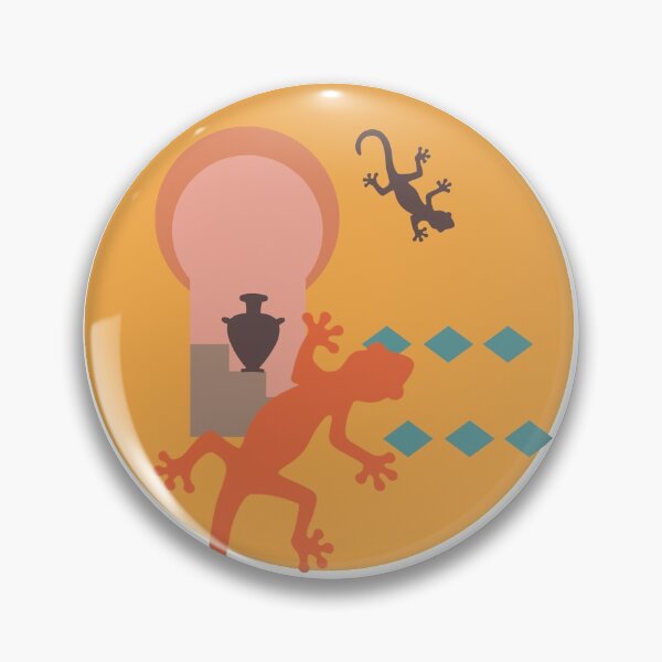 Item preview, Lizard gecko oasis desert designed and sold by kittyvdheuvel.