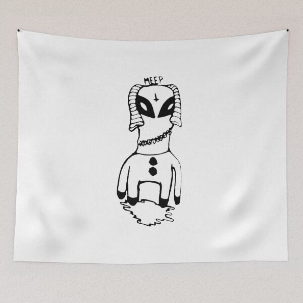 Item preview, Lil Peep MEEP Alien Tattoo Original Design designed and sold by nmrkdesigns.