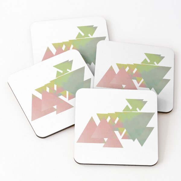 Item preview, Geometric Blush Pink and Green designed and sold by CokeyPanda.