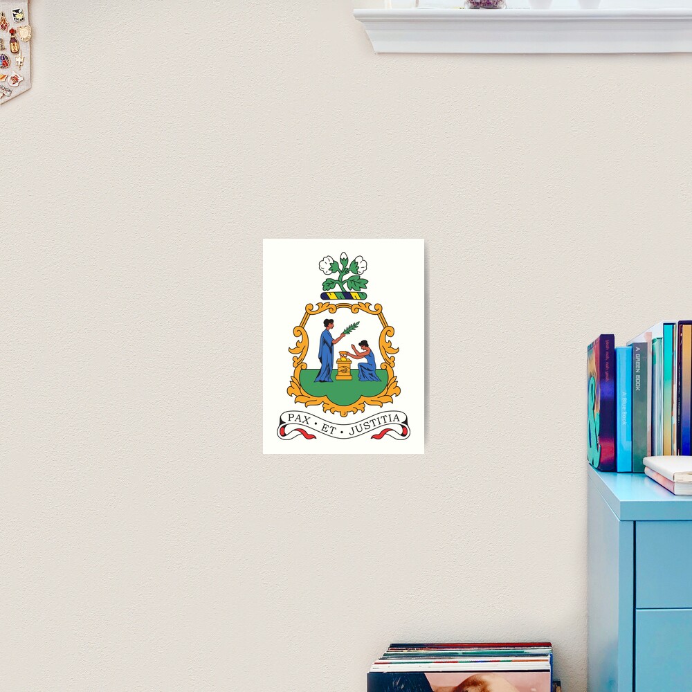 "Coat of Arms of Saint Vincent & the Grenadines " Art Print for Sale by