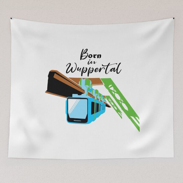 Item preview, Born in Wuppertal Schwebebahn Wupper Design designed and sold by gideonm.