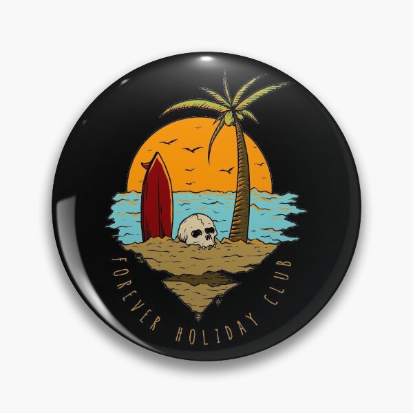 Item preview, FOREVER HOLIDAY CLUB SKULL SURF DESIGN designed and sold by Picspot.