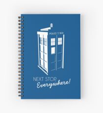 Police Call Box - Next Stop Everywhere! Spiral Notebook