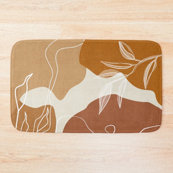 Item preview, Leafy Lane in Ochre 2 designed and sold by simplydesignart.