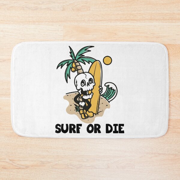 Item preview, SURF OR DIE SKULL DESIGN designed and sold by Picspot.
