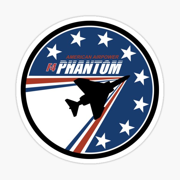 F-4 Phantom Vinyl Sticker - 5 Inch Waterproof Decal Made In USA
