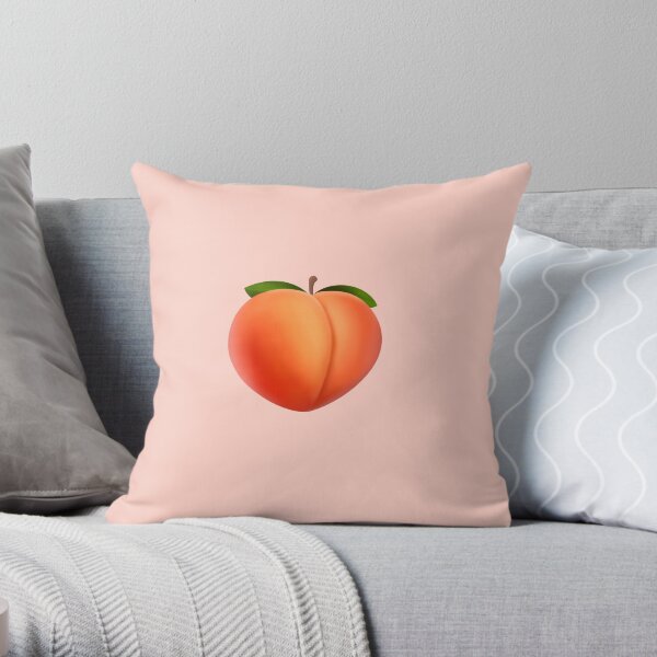 Peach 2.0 Throw Pillow