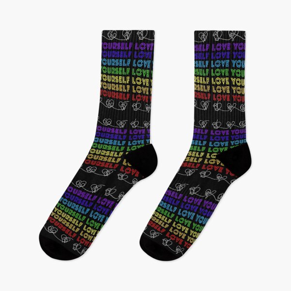 Item preview, Love yourself rainbow hearts design designed and sold by NoonaStudio.