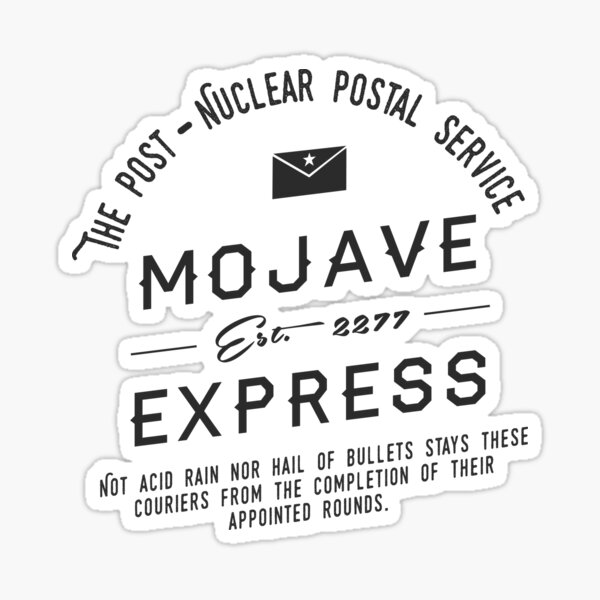Item preview, Mojave Express - The Post Nuclear Postal Service. designed and sold by EdwardHobson.