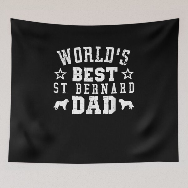 Item preview, World's Best ST BERNARD Dad Gift designed and sold by VioletGD20.