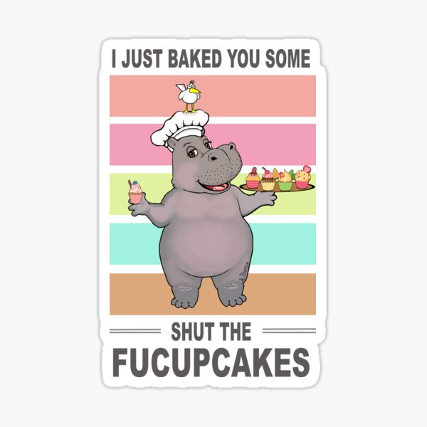 Item preview, Funny Hippo Cupcakes designed and sold by Hippogal.