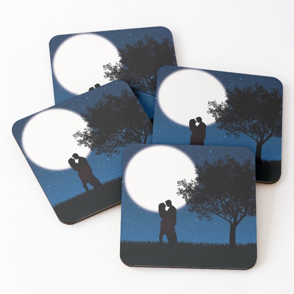 Item preview, Silhouette Night Love Scene designed and sold by Imis Design Shop.