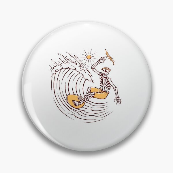 Item preview, SKULL SURF WAVE DESIGN designed and sold by Picspot.