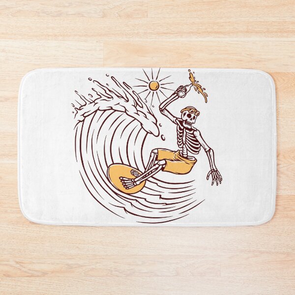 Item preview, SKULL SURF WAVE DESIGN designed and sold by Picspot.