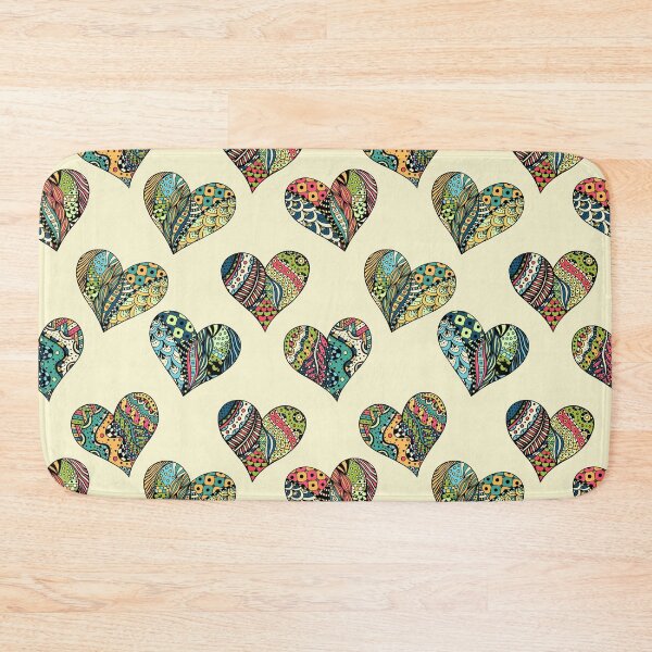 Item preview, Cute Tangle Patterns Hearts designed and sold by ItsNikkiArts.