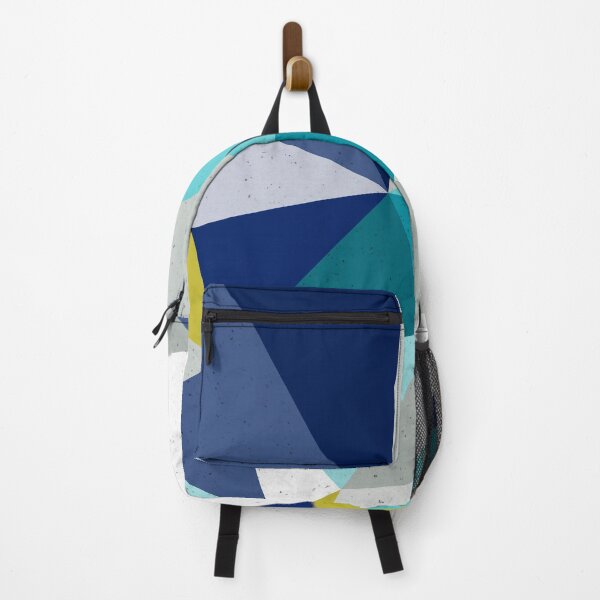 Item preview, Playful geometric pattern - Retro coastal - Teal, blue and chartreuse designed and sold by Dominiquevari.