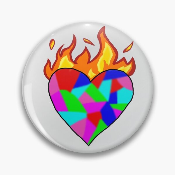 Item preview, Firey Heart designed and sold by -Jaspy-.