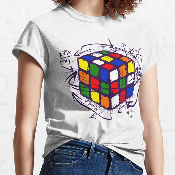 Cubiks Math On Light Classic T-Shirt