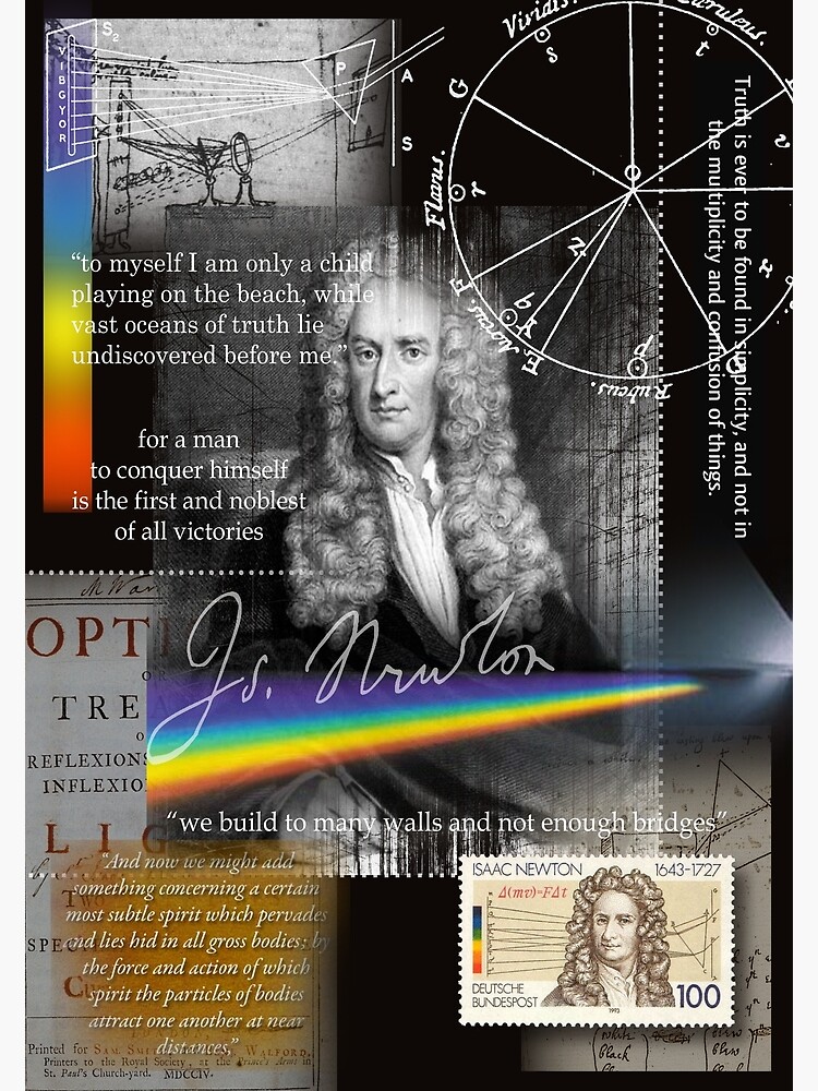 issac newton by arteology
