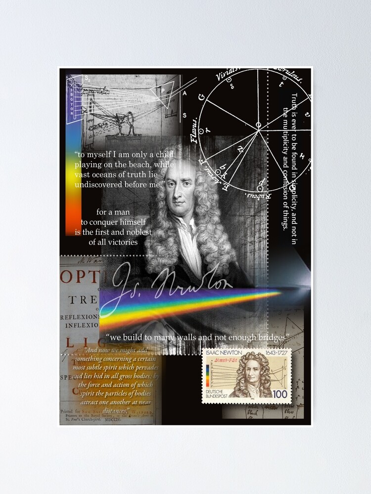 Alternate view of issac newton Poster