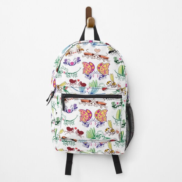 Item preview, Funny insects falling in love in a pattern design designed and sold by Zoo-co.