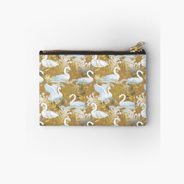 Item preview, White swans | golden mustard designed and sold by camcreativedk.