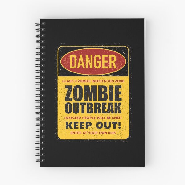 Item preview, Danger Zombie Outbreak Keep Out! designed and sold by Vector Scout Lab.