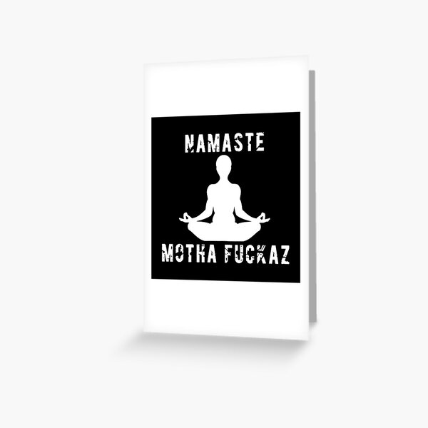 Item preview, Funny Yoga Lover Birthday Gift Humor Namaste Joke  designed and sold by jeleffbg.