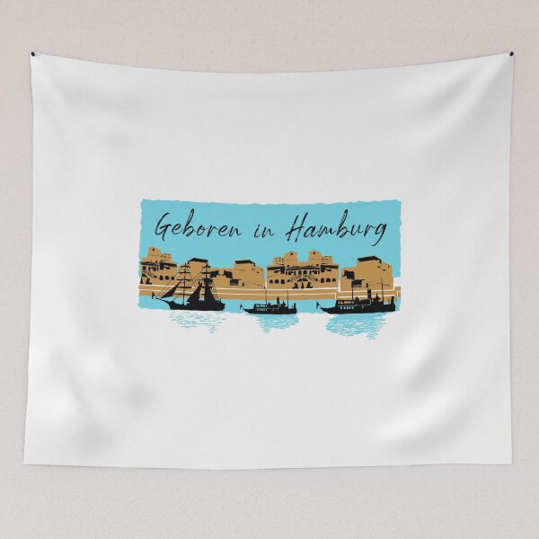 Item preview, Born in Hamburg, the Port of Hamburg Design designed and sold by gideonm.