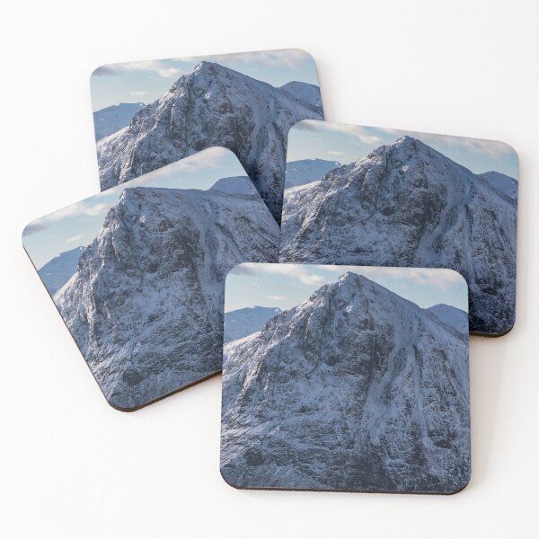 Item preview, Winter Landscape Stob Dearg Buachaille Etive Mhor Glencoe Lochaber Scotland designed and sold by Stravaigin.