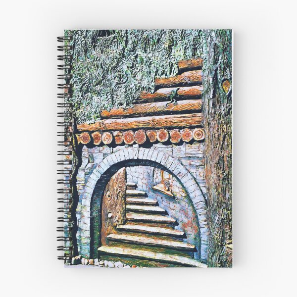 Item preview, Entrance to a forest home designed and sold by helenkaiy.