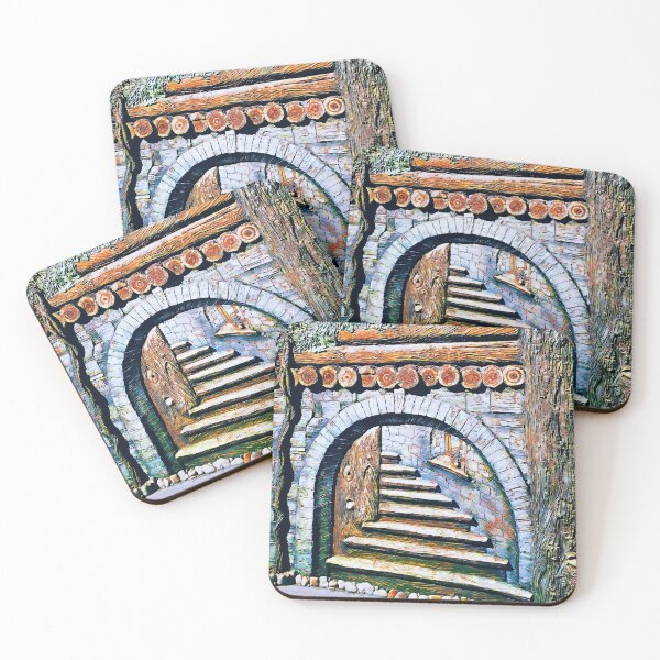 Item preview, Entrance to a forest home designed and sold by helenkaiy.