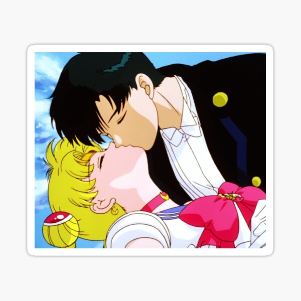 Sailor moon & Tuxedo Mask Sticker