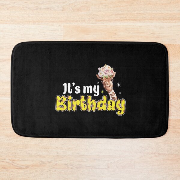 Item preview, Giraffe It's My Birthday Good Time Party Gift designed and sold by 2blackcherries.