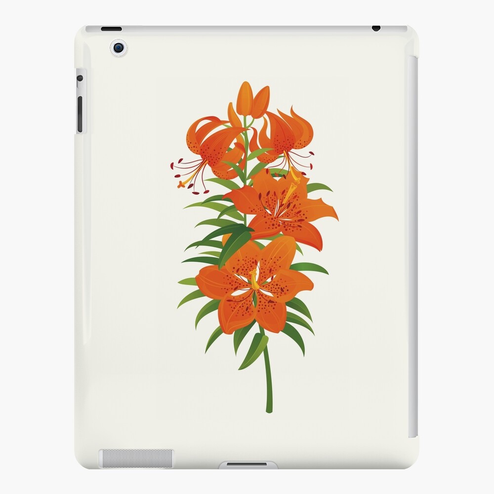 Red Lily iPad Case & Skin