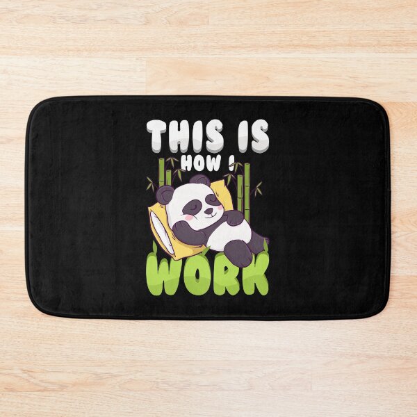 Artikelvorschau, So arbeite ich Lazy Panda Working Pun entworfen und verkauft von perfectpresents.