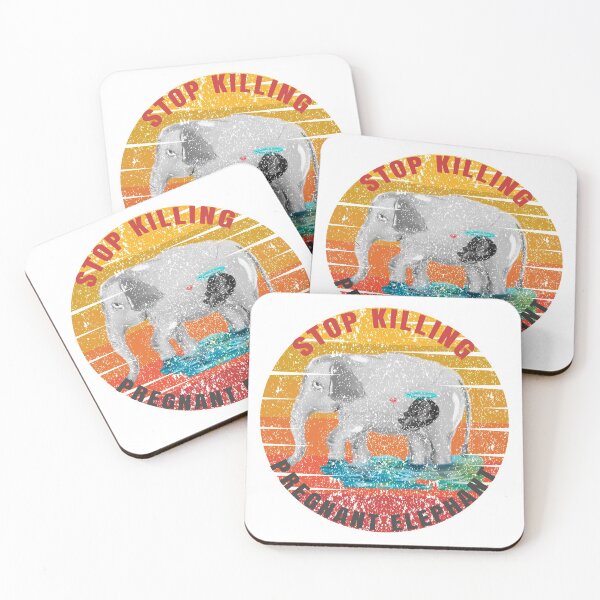 Item preview, stop killing pregnant elephant  designed and sold by Dieowl.