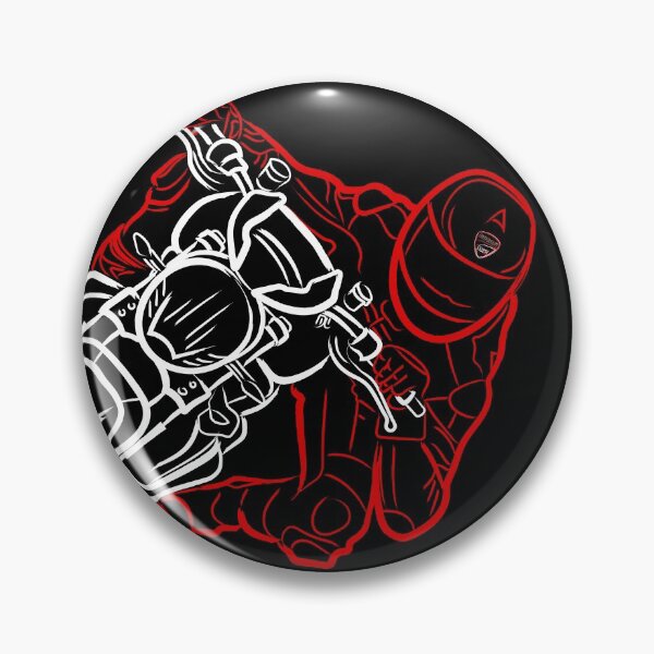 Item preview, Knee Down Monster for Monster Lovers - on Black Edition for Real Biker designed and sold by etoide.