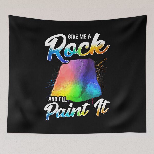 Item preview, Artistic Give Me a Rock And I'll Paint It Painter designed and sold by perfectpresents.