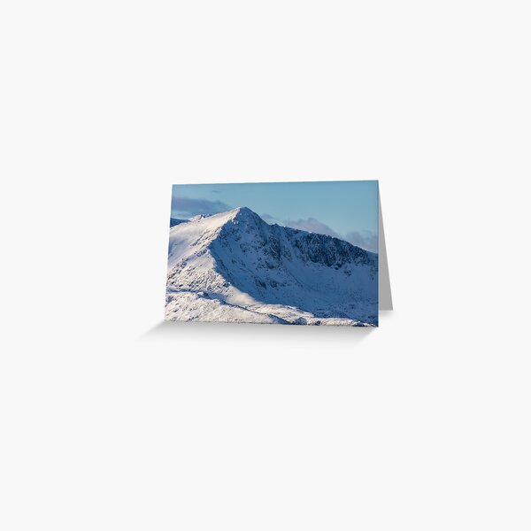 Winter Landscape Stob Coire nan Lochan Glencoe Lochaber Scotland Greeting Card
