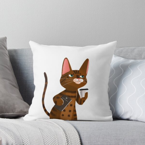 Item preview, Coffee mania cat designed and sold by Kaoryn Chan.